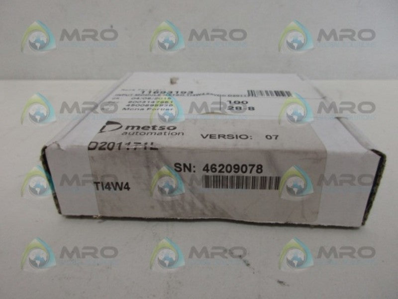 METSO D201171L INPUT MODULE NSMP