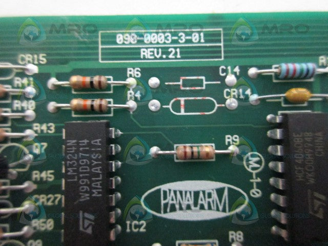 PANALARM 90F1X1PB1PL 090-0003-3-01 SEQUENCE FLASHER CARD *USED*