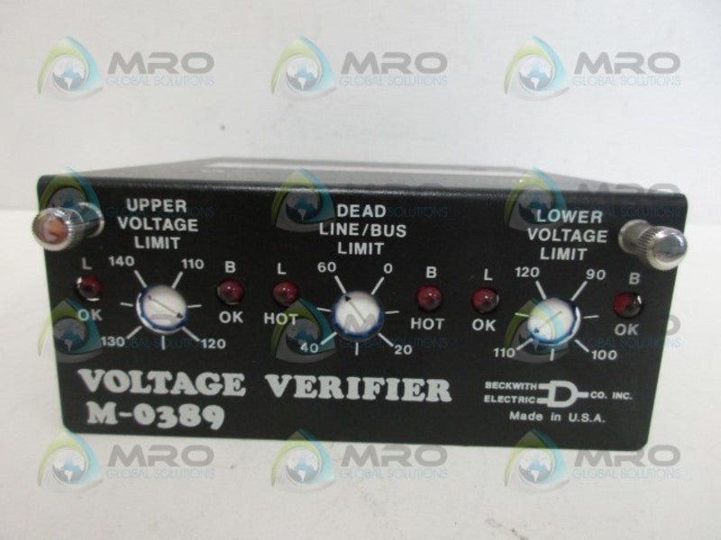 BECKWITH M-0389 VOLTAGE VERIFIER NSNP