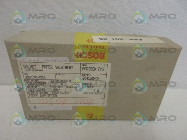 BOSCH 0811405038 AMPLIFIER *NEW IN BOX*
