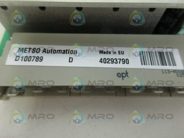 METSO IPU2 D100789 *NEW IN BOX*