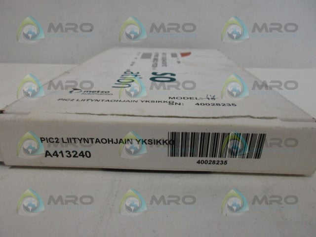 METSO PIC2 A413240 *NEW IN BOX*