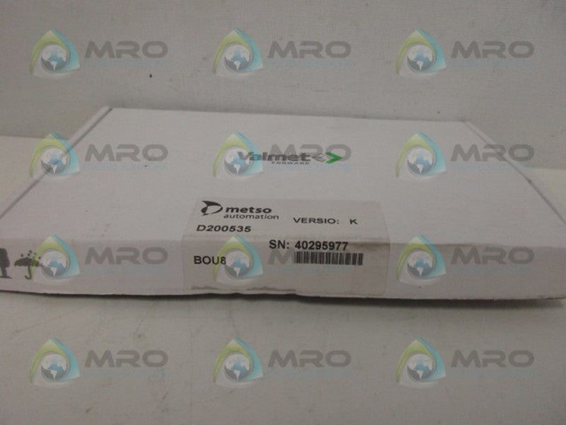 METSO BOU8 D200535 NSMP