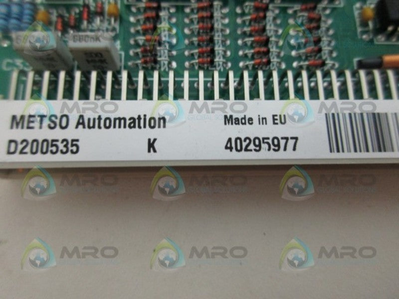 METSO BOU8 D200535 NSMP