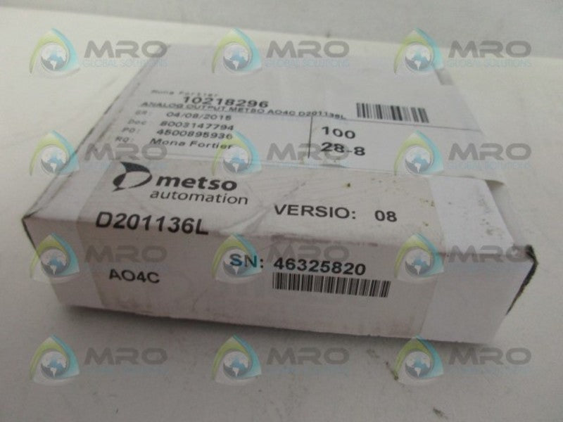 METSO AO4C OUTPUT MODULE NSMP