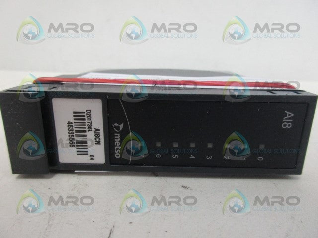 METSO AI8CN INPUT MODULE *NEW IN BOX*