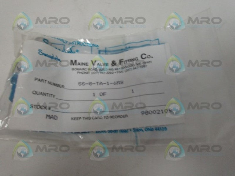 SWAGELOK SS-8-TA-1-6RS CONNECTOR NSMP