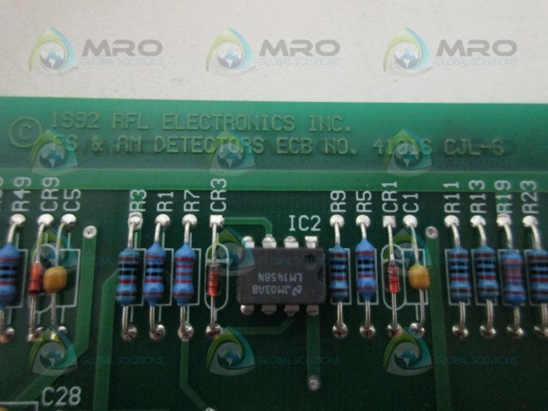 RFL ELECTRONICS 41016 DETECTOR UNMP