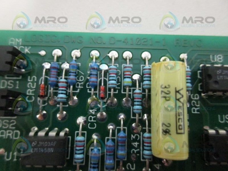 RFL ELECTRONICS D-41021-1 PLC BAORD UNMP