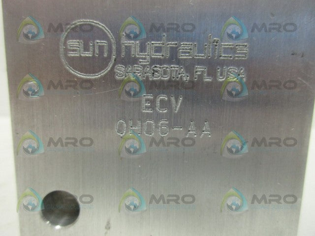 SUN HYDRAULICS 0H06-AA VALVE BLOCK *NEW NO BOX*