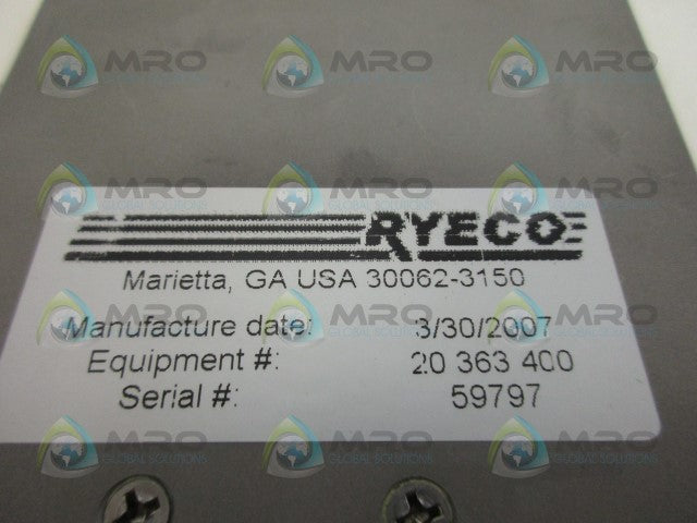 RYECO 20363400 EDGE MARKING MODULE *NEW NO BOX*