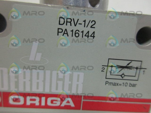 HOERBIGER DRV-1/2 VALVE *NEW NO BOX*