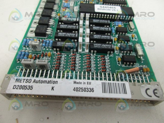 METSO BOU8 OUTPUT MODULE *NEW IN BOX*