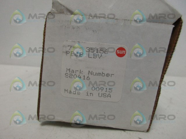 SUN S20416 VALVE *NEW IN BOX*