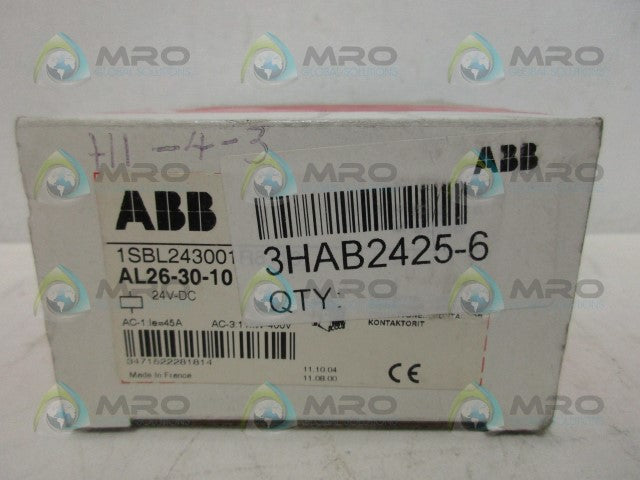 ABB AL26-30-10 CONTACTOR *NEW IN BOX*