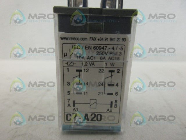 RELECO C7-A20 RELAY *USED*