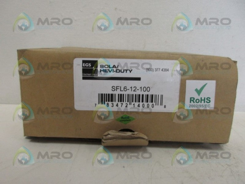 SOLA SFL6-12-100 POWER SUPPLY *NEW IN BOX*