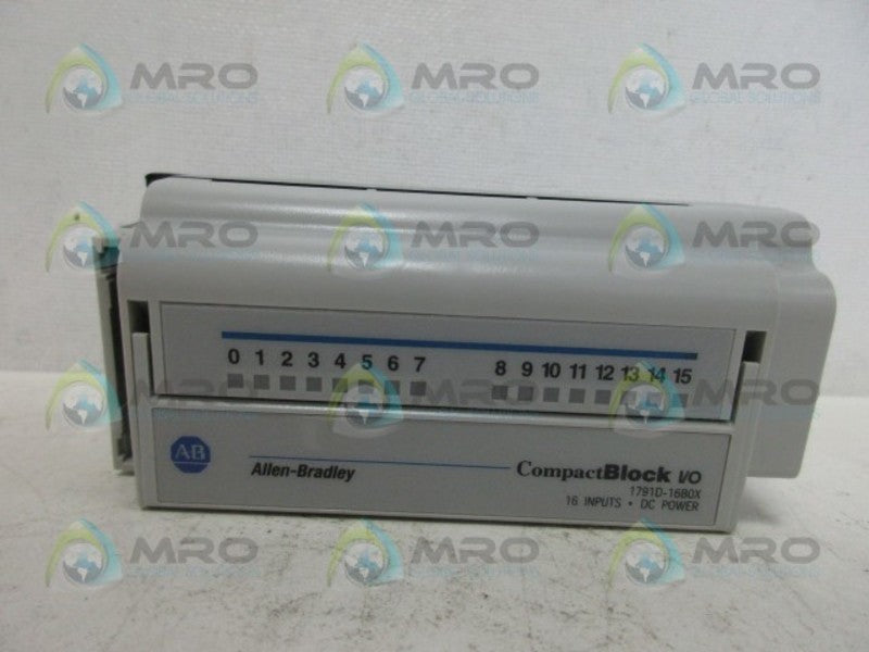 ALLEN BRADLEY COMPACTBLOCK I/O 1791-D16B0X SER. C (AS PICTURED) *NEW IN BOX*