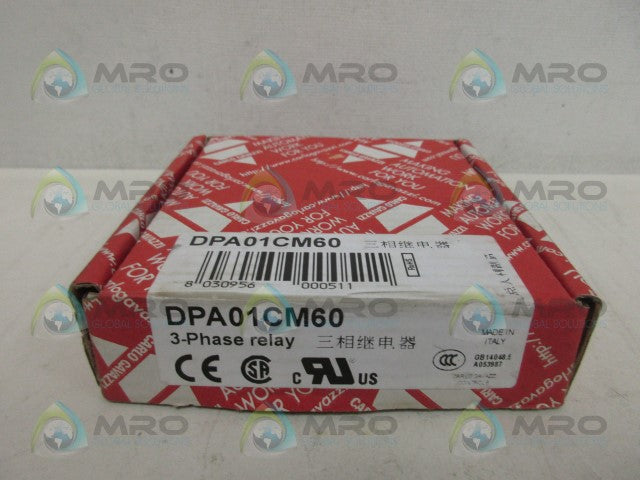 CARLO GAVAZZI DPA01CM60 3 PHASE RELAY *NEW IN BOX*