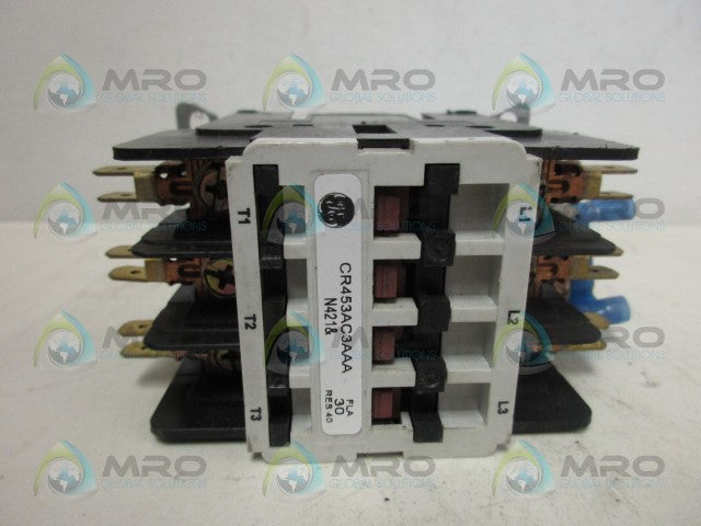 GENERAL ELECTRIC CR453AC3AAA CONTACTOR *USED*