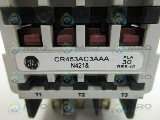 GENERAL ELECTRIC CR453AC3AAA CONTACTOR *USED*