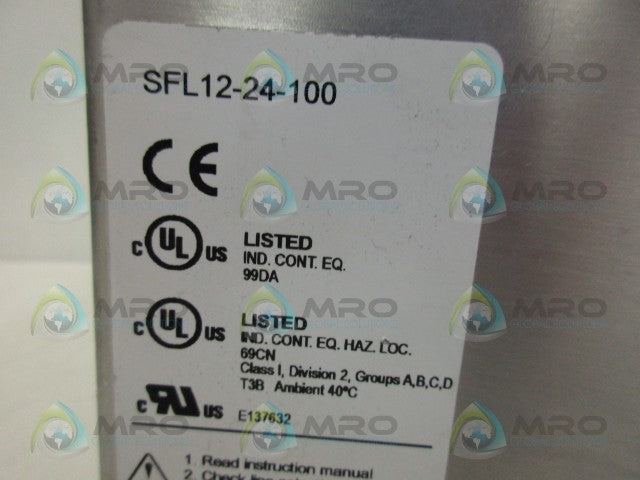 SOLA SFL12-24-100 POWER SUPPLY *USED*