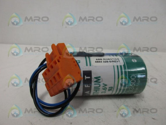 ABB 026-5/REV7 LITHIUM BATTERY *NEW IN ORIGINAL PACKAGE*