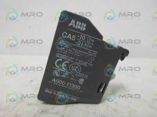 ABB CA5-10 AUX CONTACT *USED*