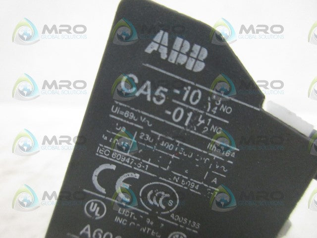 ABB CA5-10 AUX CONTACT *USED*