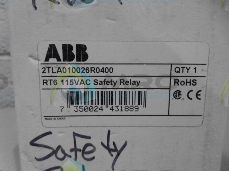 ABB 2TLA010026R SAFETY RELAY *NEW IN BOX*