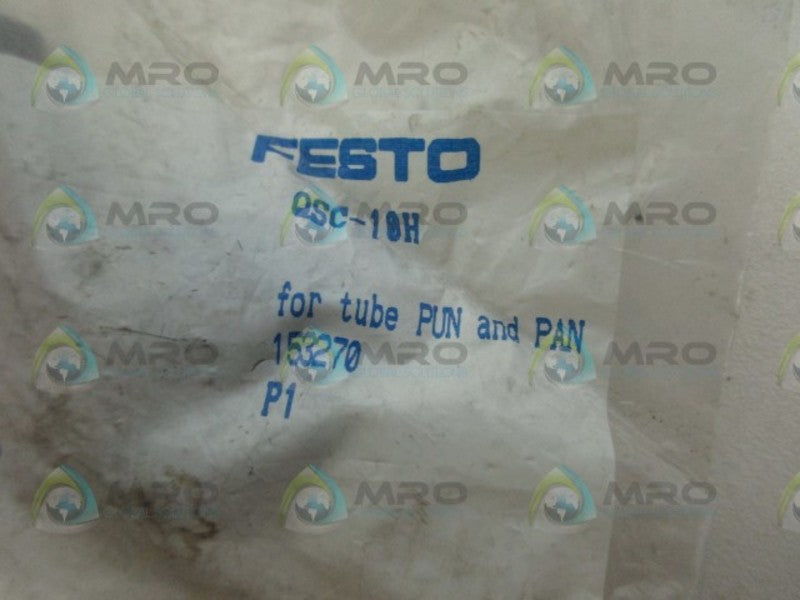 FESTO QSC-10H PLUG *NEW IN FACTORY BAG*