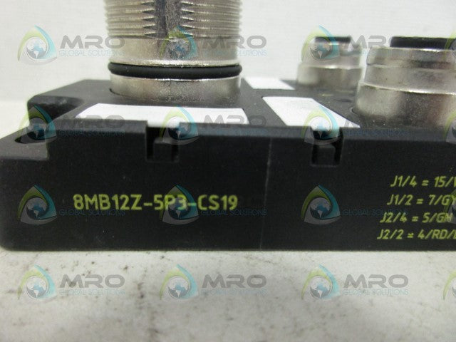 TURCK 8MB12Z-5P3-CS19 JUNCTION BOX *NEW IN BOX*