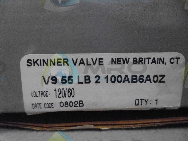 SKINNER V955LB2100AB6A0Z VALVE *NEW IN BOX*