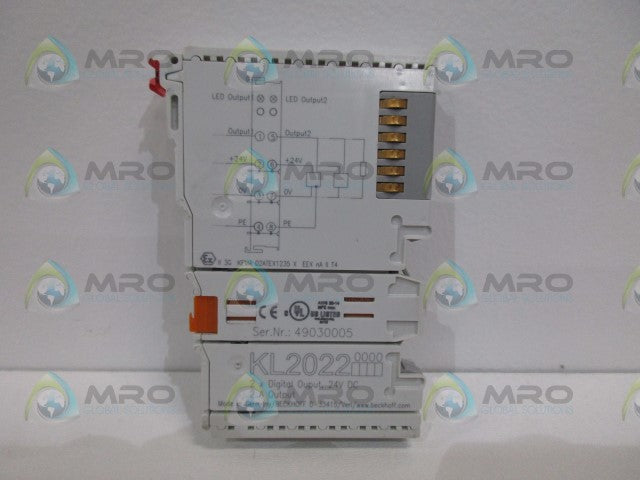 BECKHOFF KL2022 DIGITAL OUTPUT *NEW NO BOX*