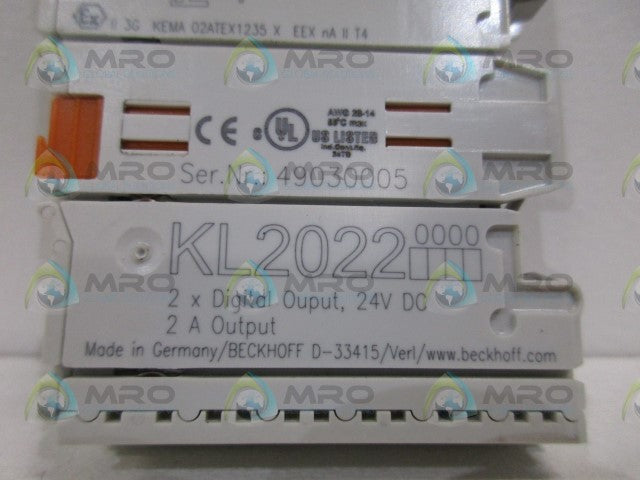 BECKHOFF KL2022 DIGITAL OUTPUT *NEW NO BOX*