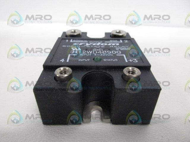 CRYDOM H12WD4890G SOLID STATE RELAY *NEW NO BOX*