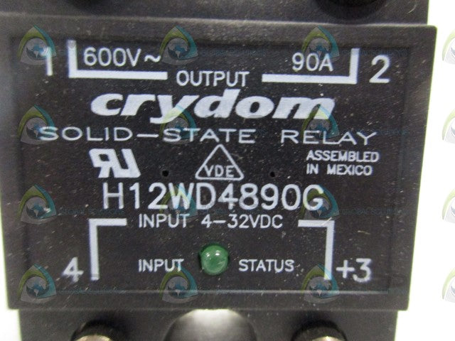 CRYDOM H12WD4890G SOLID STATE RELAY *NEW NO BOX*
