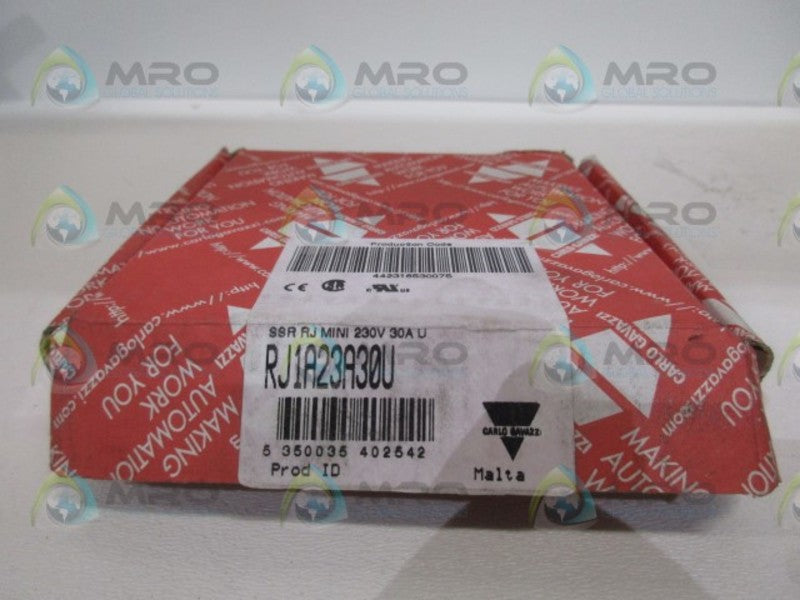 CARLO GAVAZZI RJ1A23A30U SOLID STATE RELAY *NEW IN BOX*