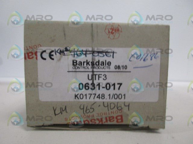 BARKSDALE UTF3 PRESSURE SWITCH *NEW IN BOX*