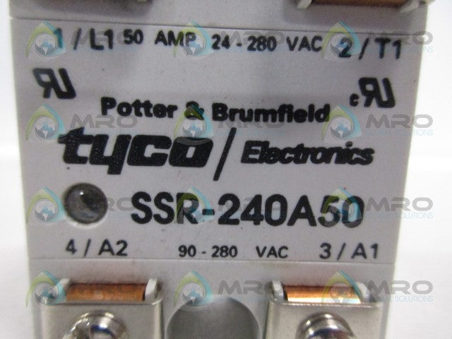 POTTER & BRUMFIELD SSR-240A50 SOLID STATE RELAY *NEW NO BOX*
