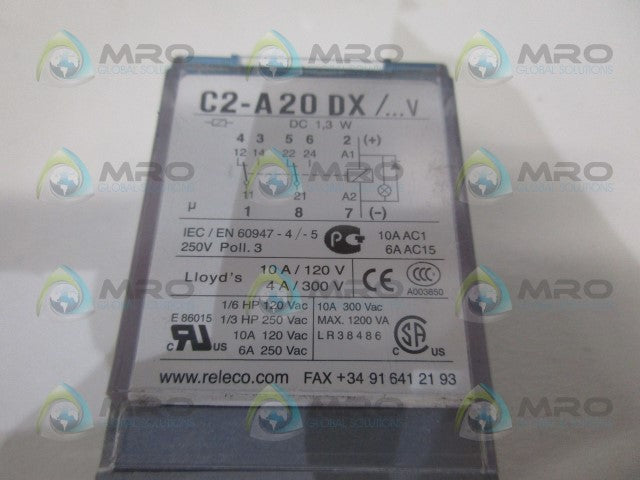 RELECO C2-A20DX RELAY *NEW NO BOX*
