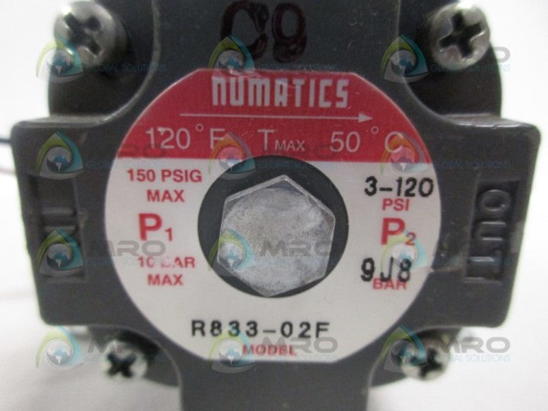 NUMATICS R833-02F TRANSDUCER *USED*