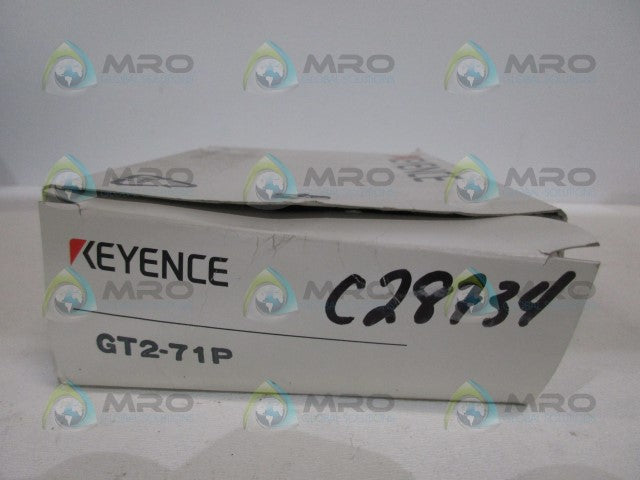 KEYENCE GT2-71P AMPLIFIER SENSOR UNIT *NEW IN BOX*