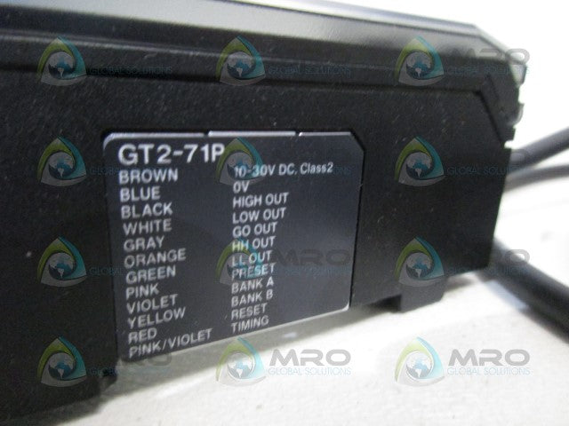 KEYENCE GT2-71P AMPLIFIER SENSOR UNIT *NEW IN BOX*