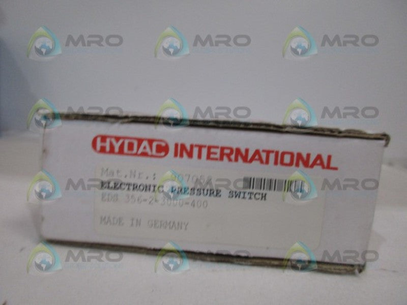 HYDAC EDS356-2-3000-400 PRESSURE SWITCH *NEW IN BOX*