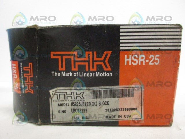 THK HSR25LB1SS BLOCK *NEW IN BOX*