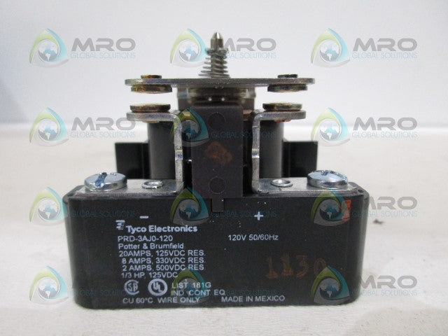 POTTER & BRUMFIELD PRD-3AJ0-120 RELAY 120V *NEW NO BOX*