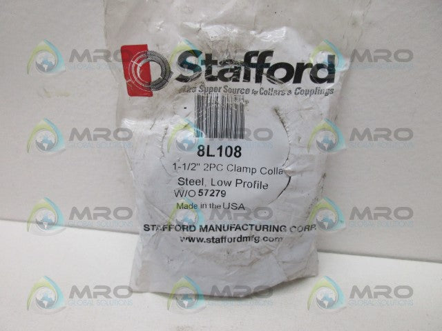 STAFFORD 8L108 CLAMP COLLAR *NEW IN FACTORY BAG*