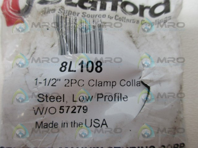 STAFFORD 8L108 CLAMP COLLAR *NEW IN FACTORY BAG*