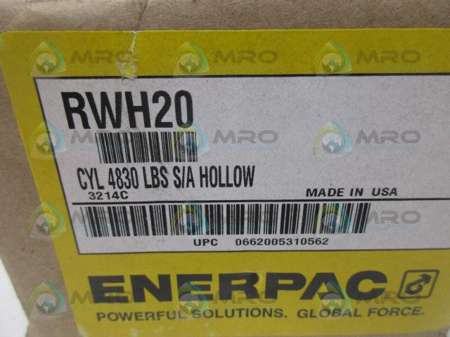 ENERPAC RWH20 HYDRAULIC CYLINDER *NEW IN BOX*